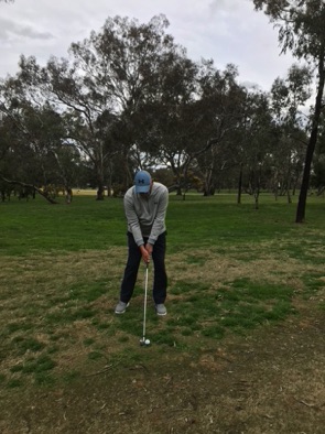 Bathurst GC - Jeff ready to bust a long one! Well.....